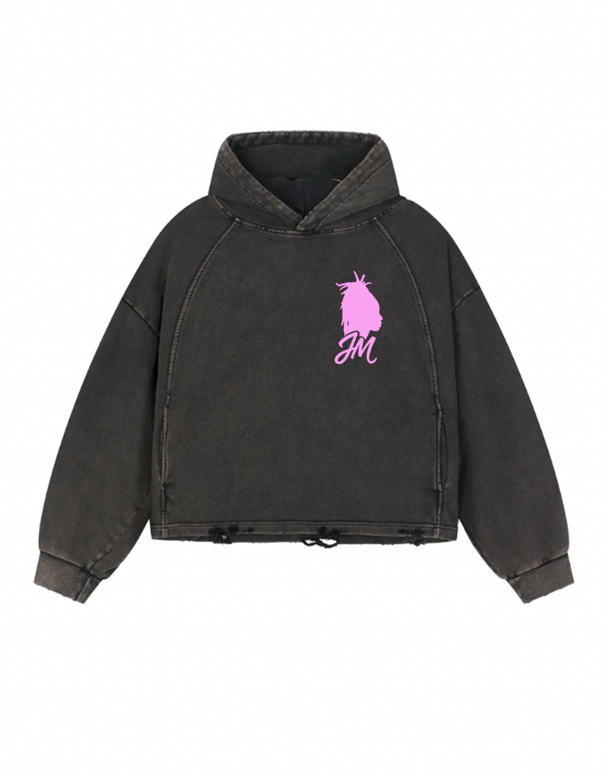 JM Distressed Boxy Hoodie