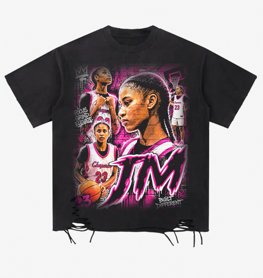 JM Distressed Graphic Tee