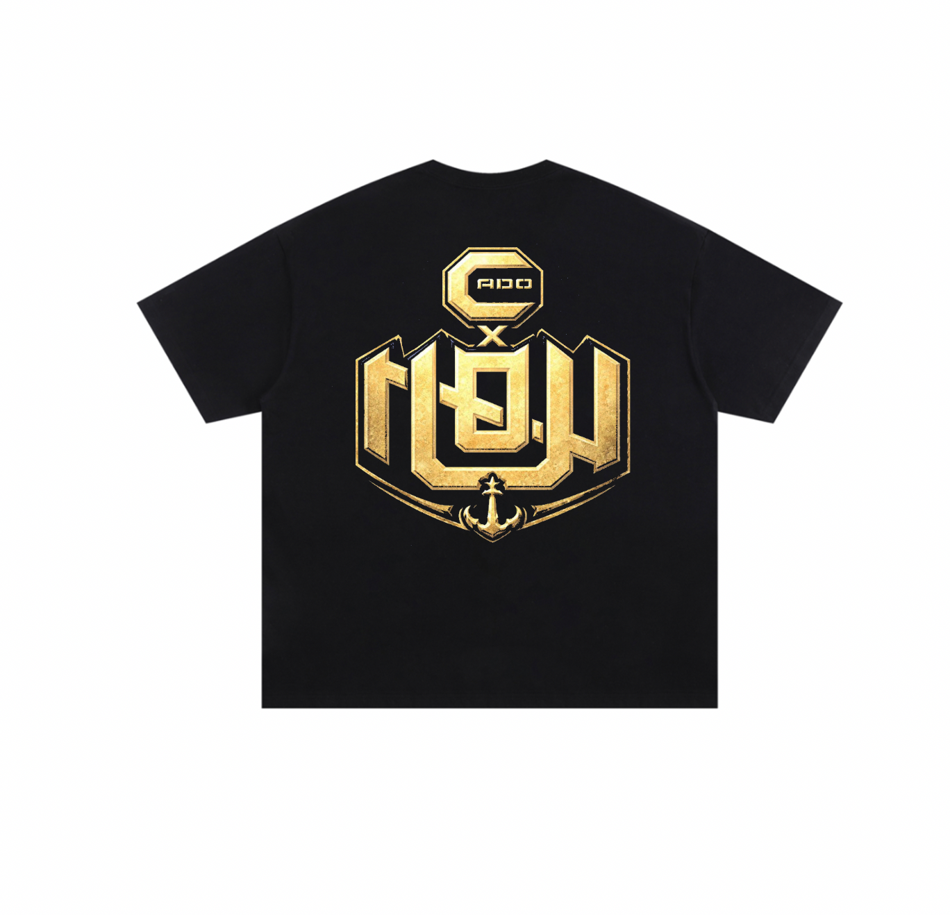 NAVY UNO TEE