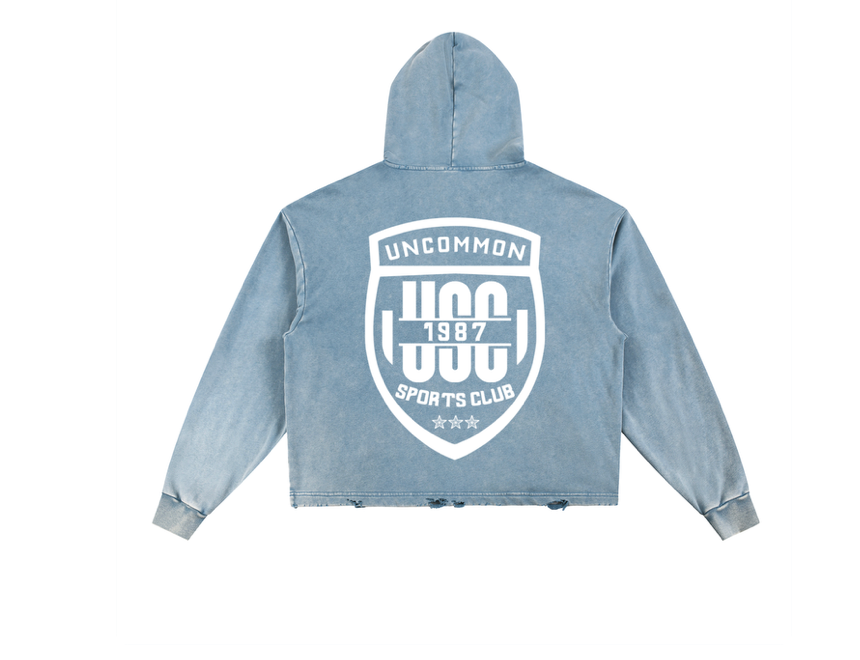 "LIMITED" UNCOMMON DISTRESSED ACID HOODIE