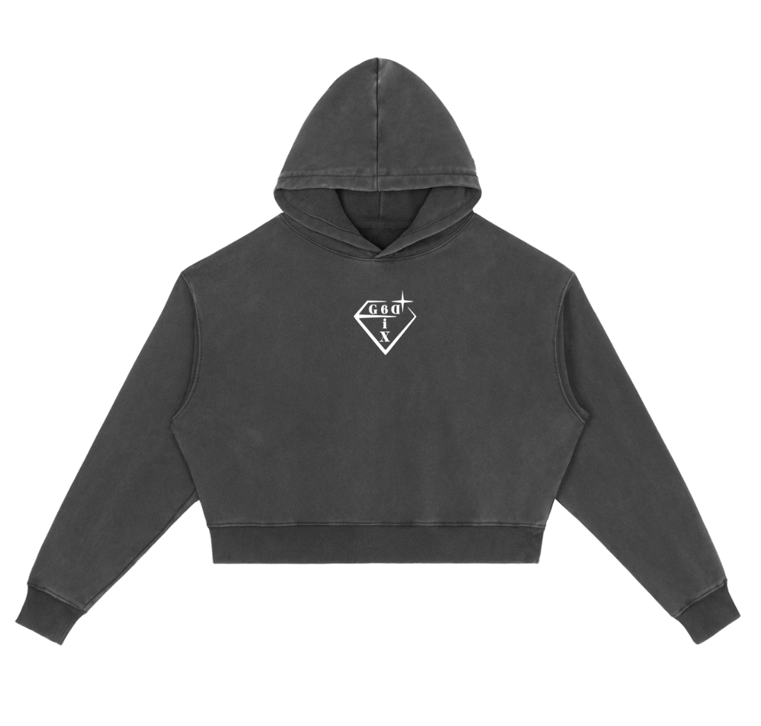 6IXXXGOD ACID HOODIE WOMENS