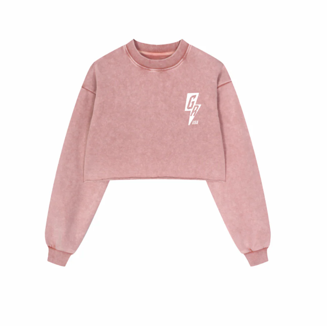 GAME READY "GR" ACID WOMENS CROP CREWNECK