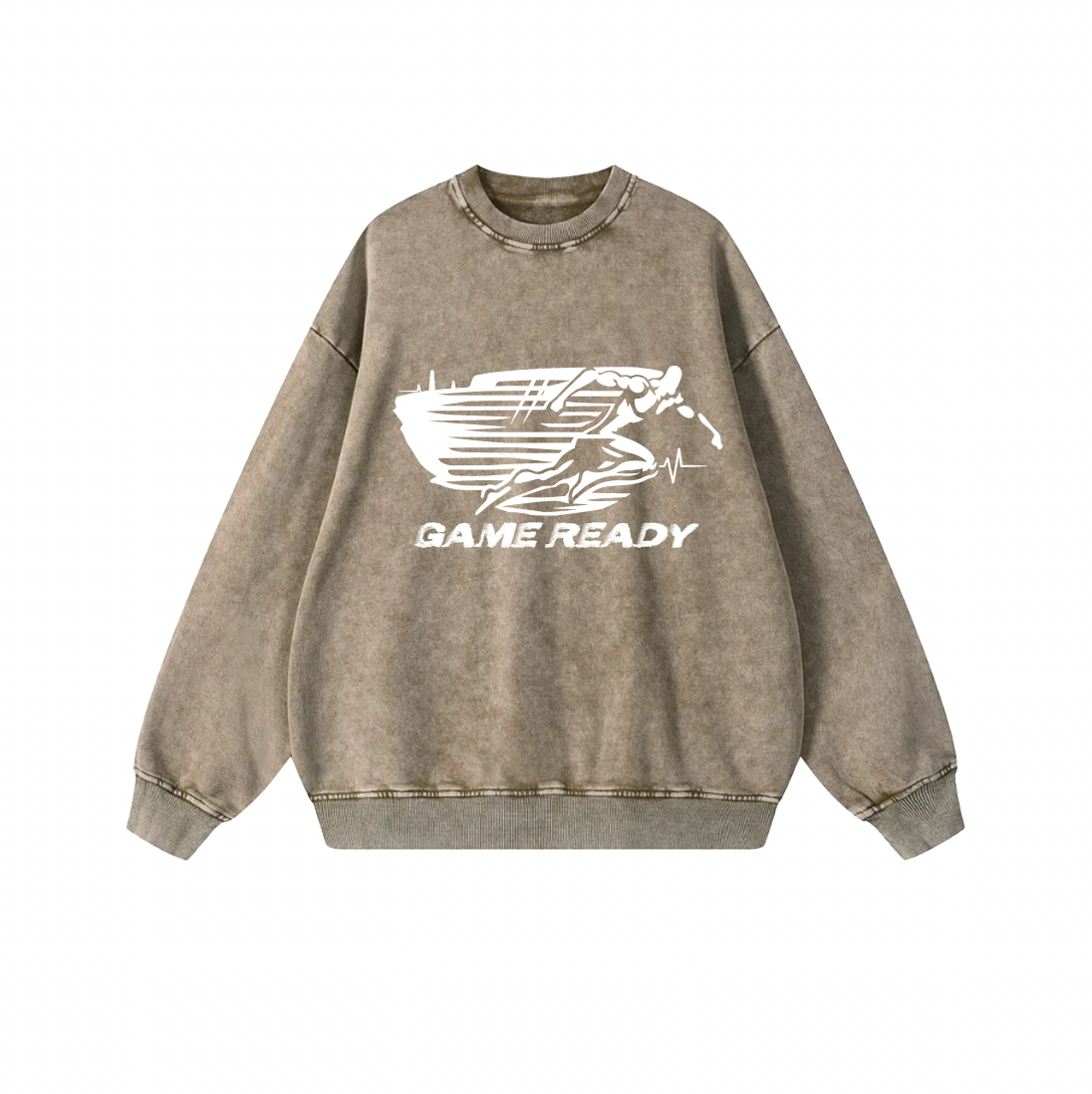 GAME READY RUNNING MAN ACID CREWNECK