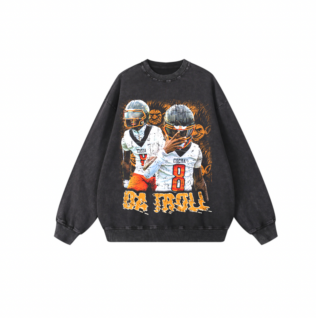DA TROLL "TROLLING" ACID CREWNECK