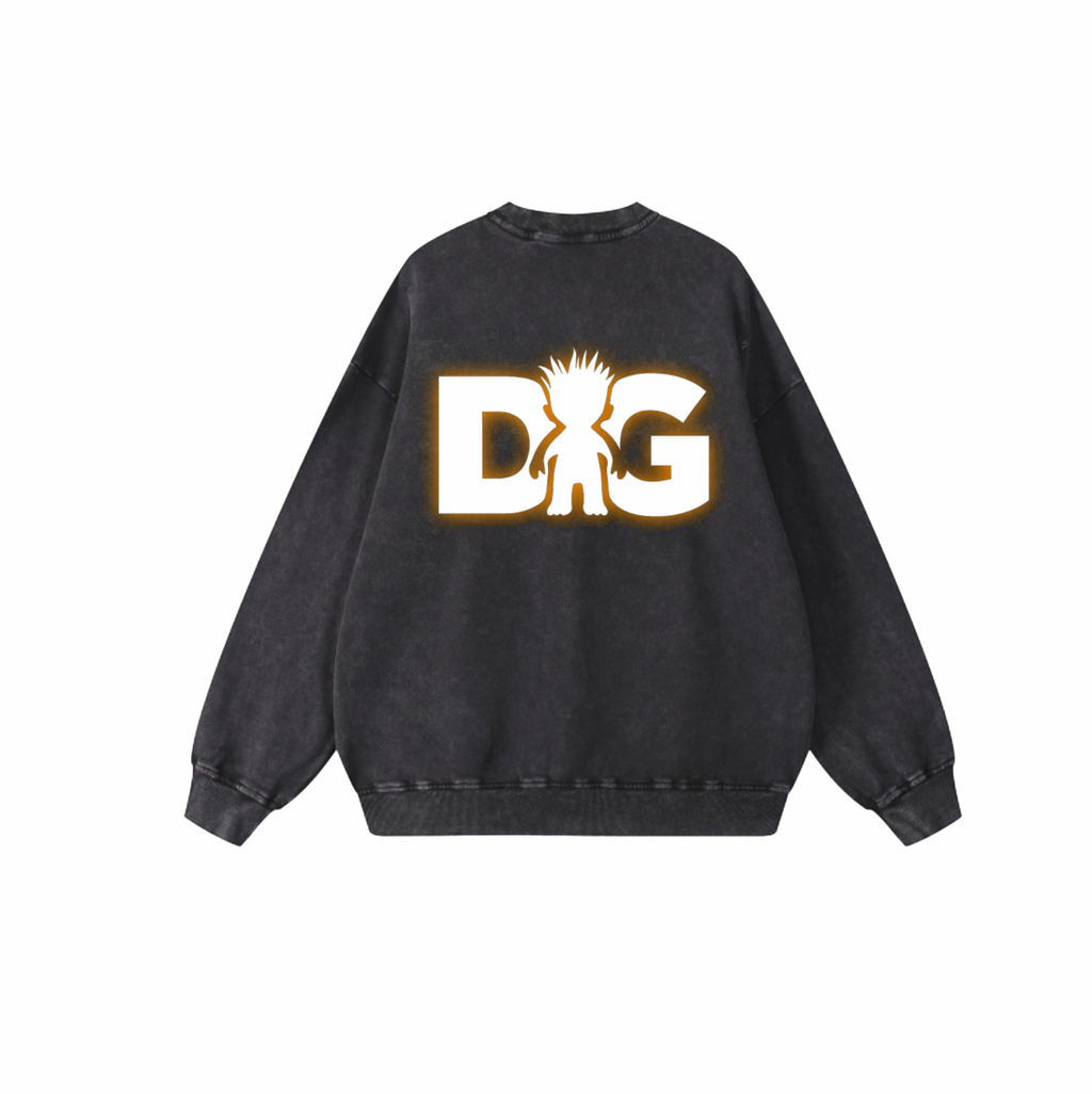 DA TROLL "TROLLING" ACID CREWNECK