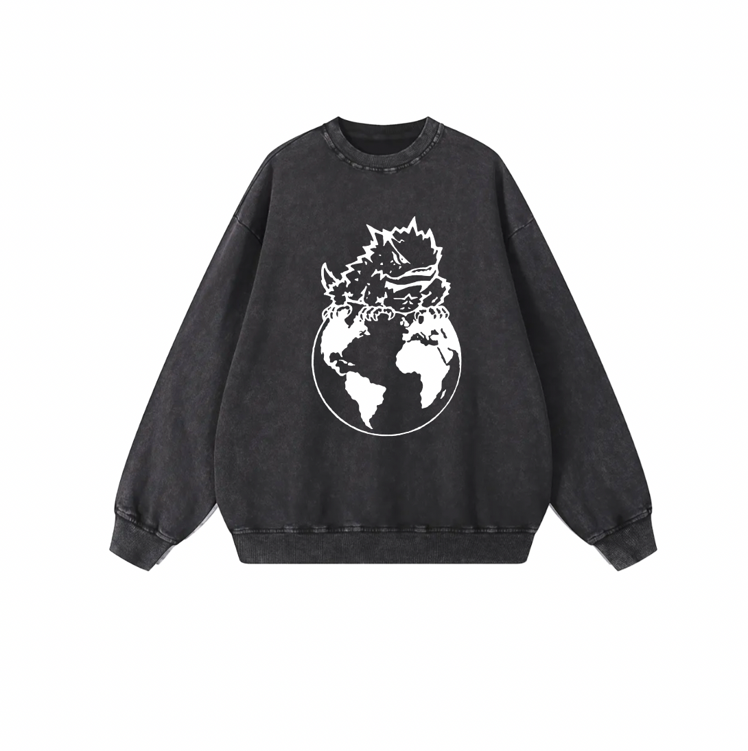 FROG WORLD MENS ACID CREWNECK