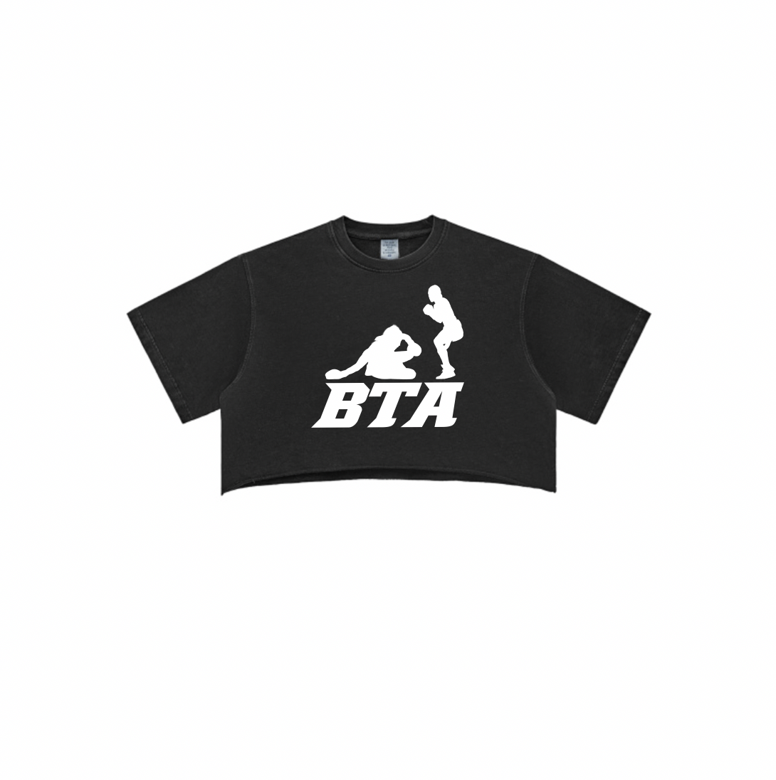 BTA LOGO ACID CROP TOP