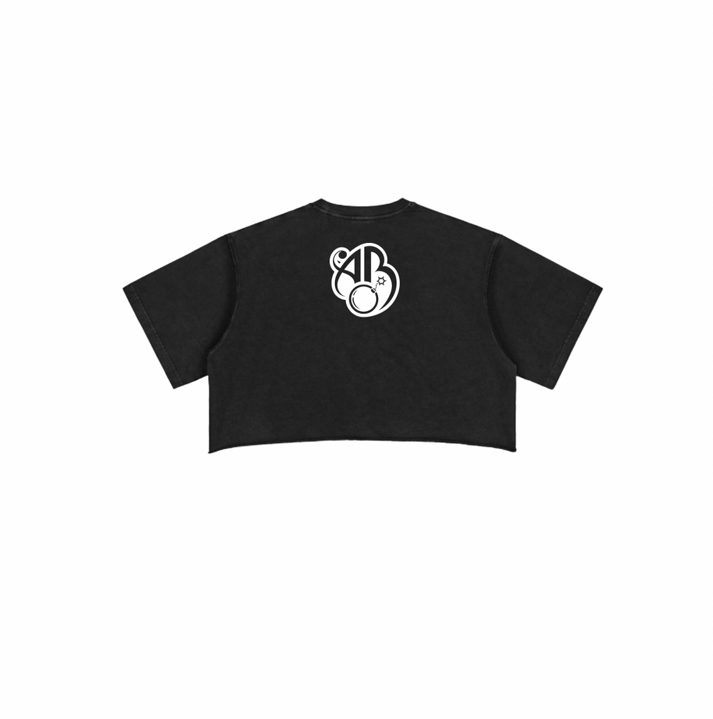 BTA LOGO ACID CROP TOP