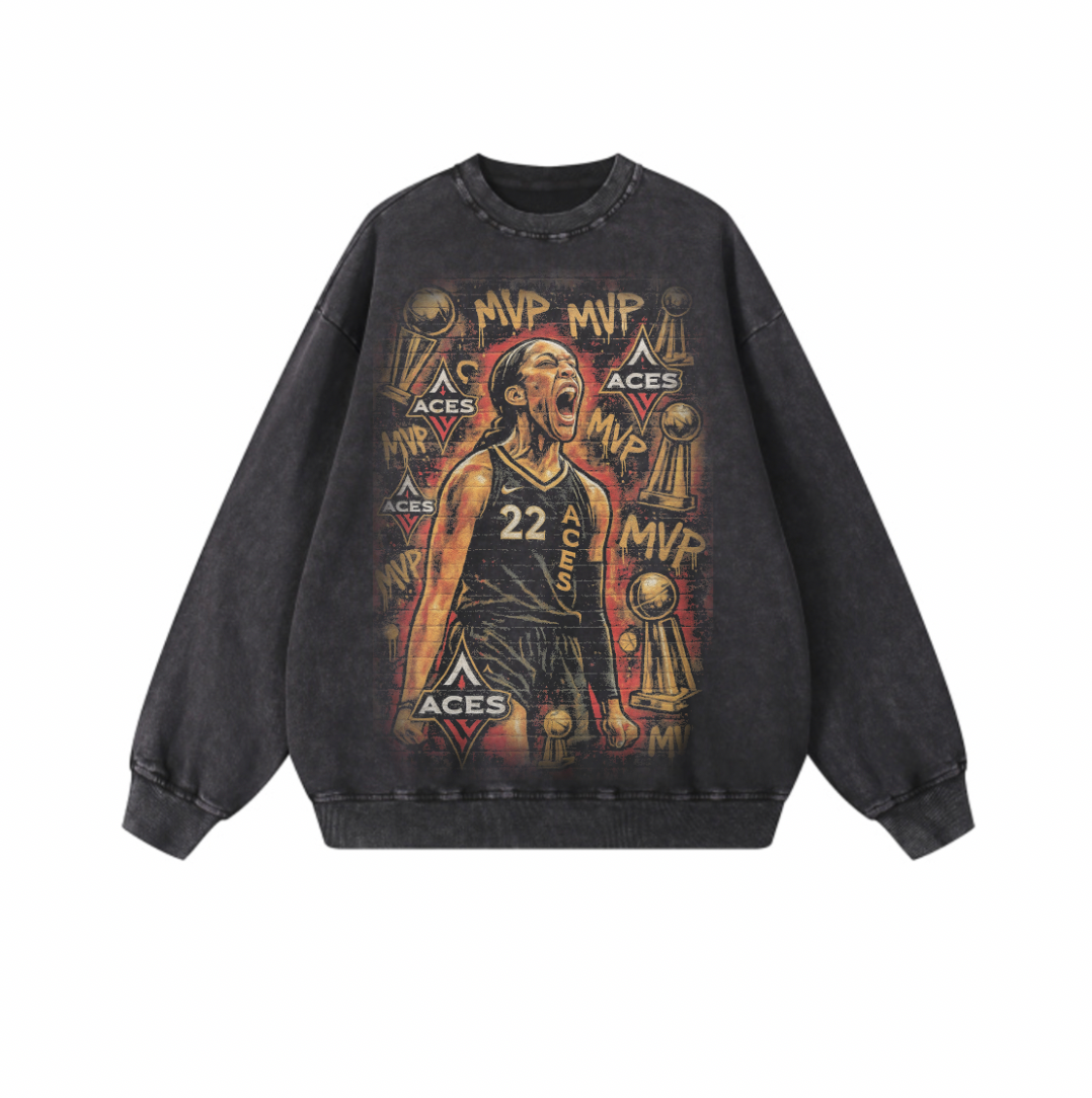 A'JA FINALS MVP ACID CREWNECK