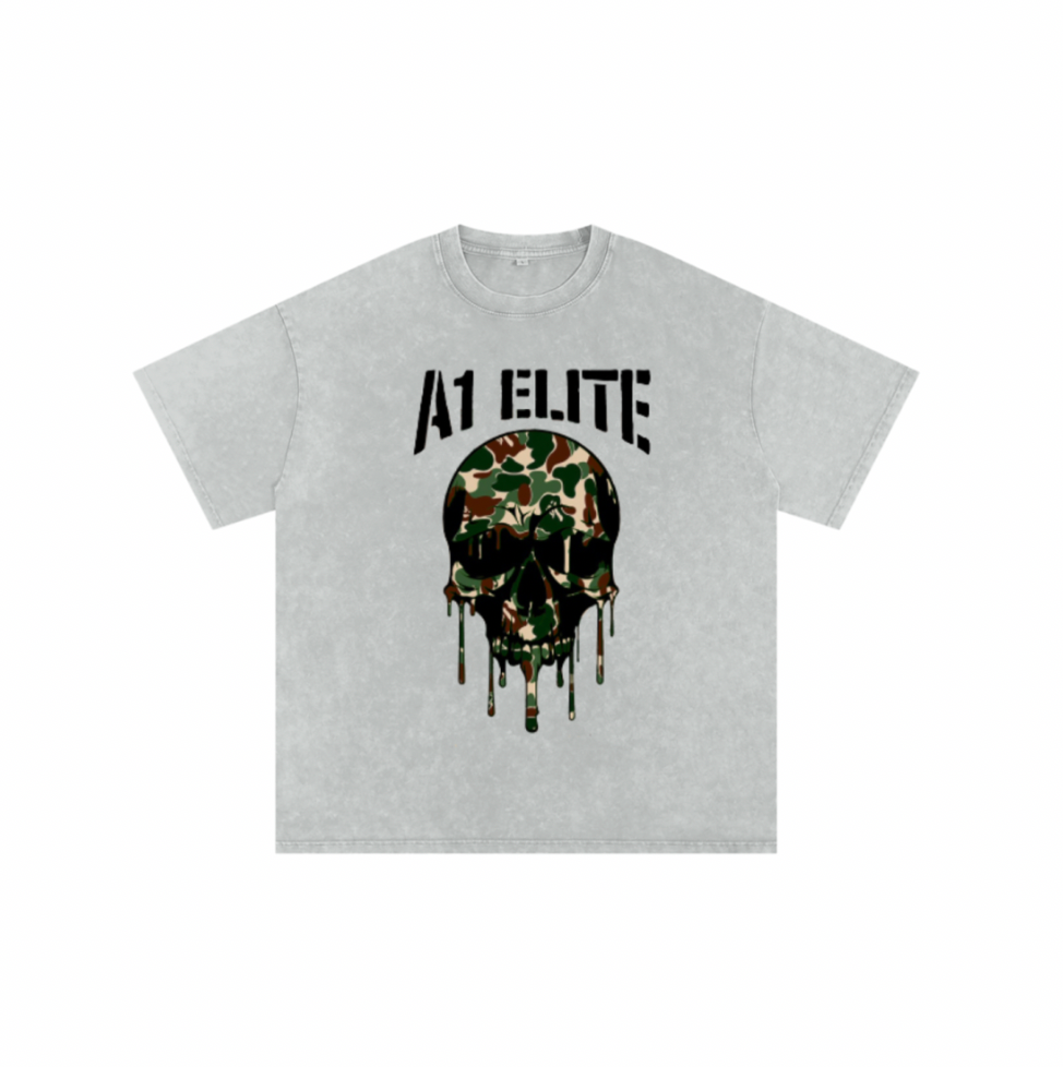 A1 ELITE ACID BAPE TEE "SHUT UP"