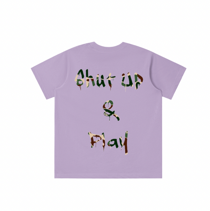A1 ELITE BAPE TEE "SHUT UP" YOUTH