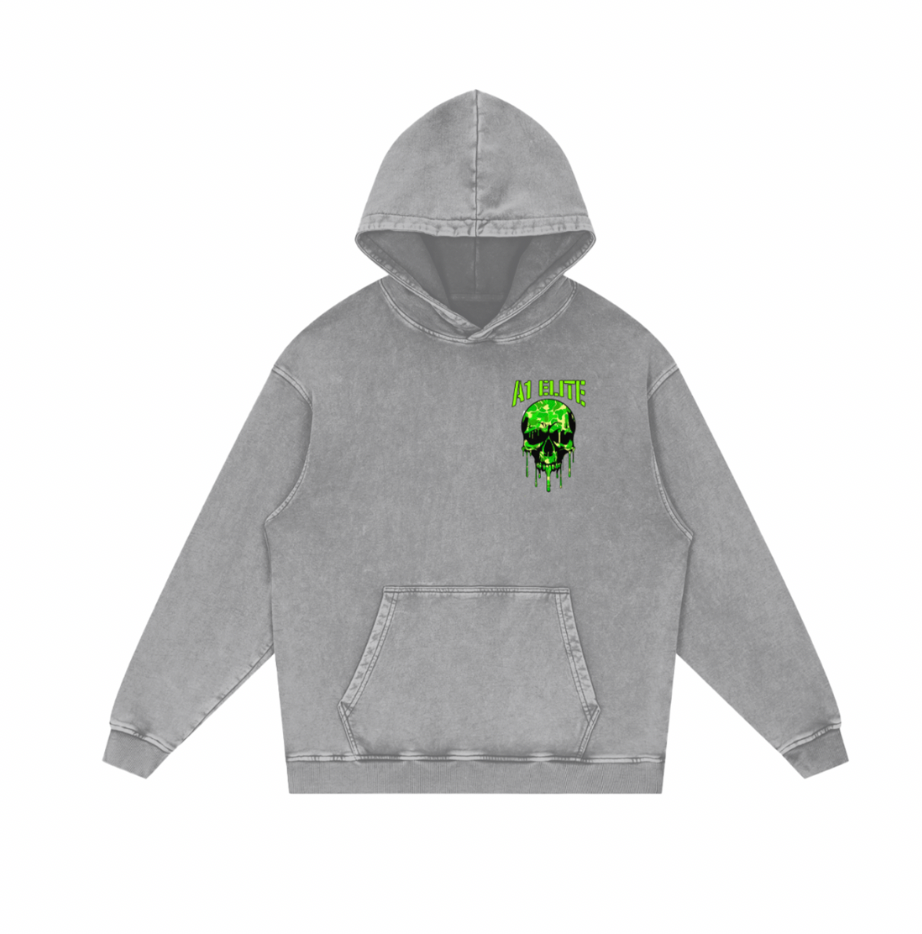 A1 ELITE SLIME BAPE ACID HOODIE "SHUT UP"