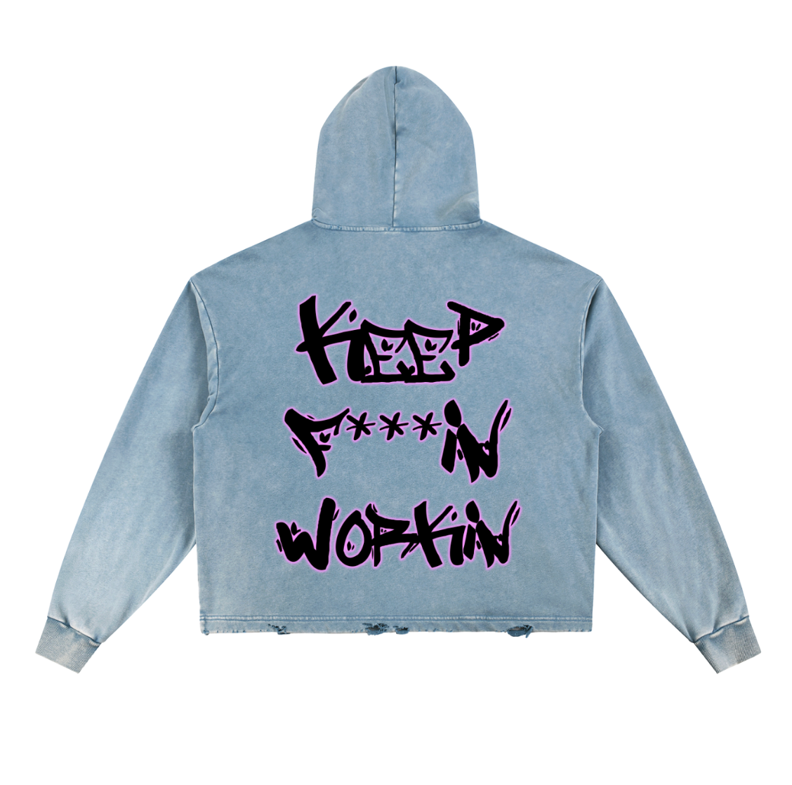 PROFANITY DISTRESS HOODIE