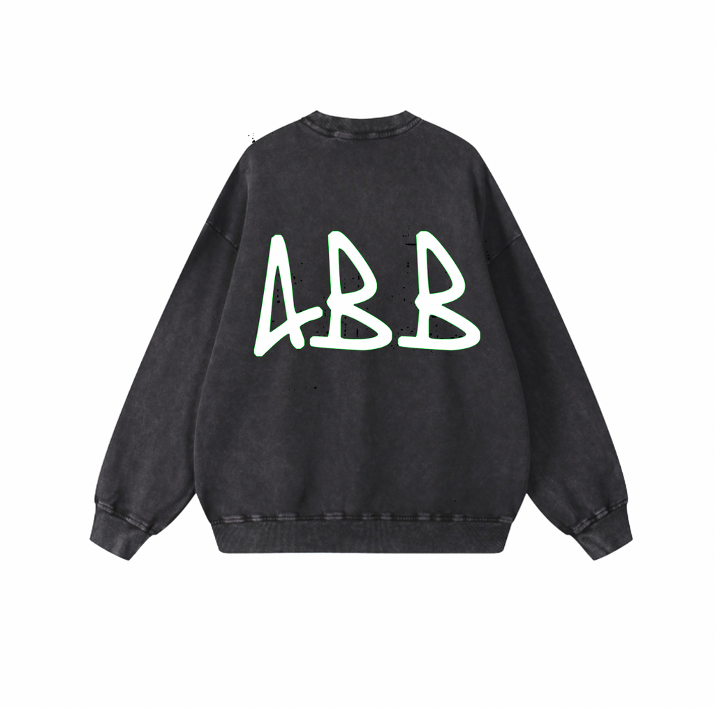 SHAVAR YOUNG JR. ACID WASH CREWNECK