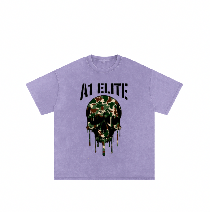 A1 ELITE ACID BAPE TEE "SHUT UP"